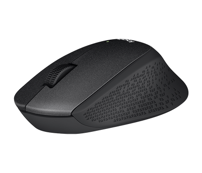 Miška Logitech M330 Silent Plus, črna