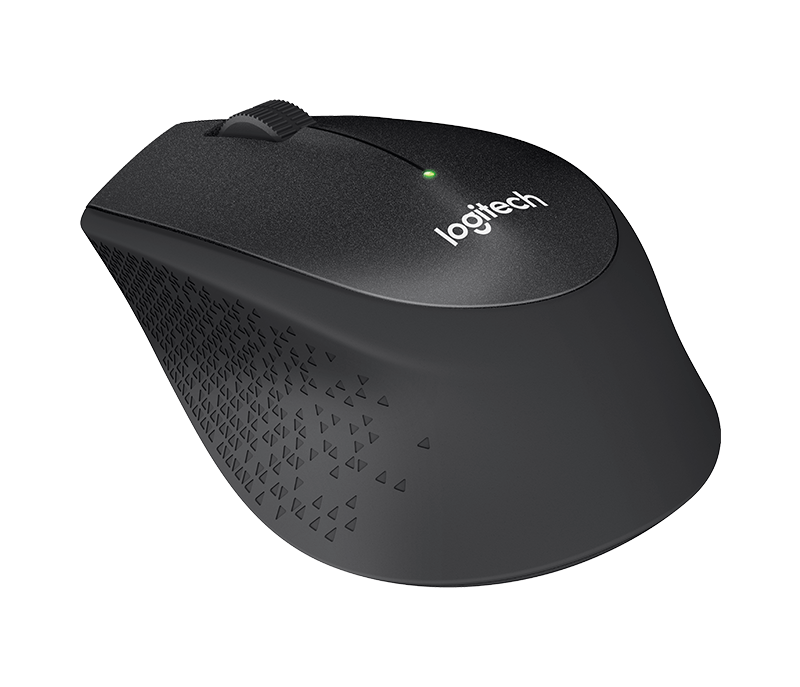 Miška Logitech M330 Silent Plus, črna