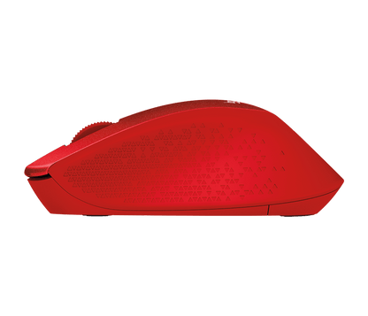 Miška Logitech M330 Silent Plus, rdeča