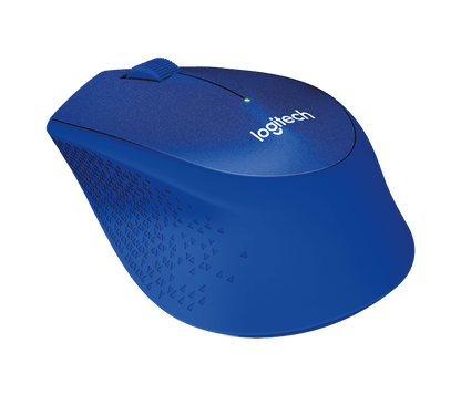 Miška Logitech M330 Silent Plus, modra