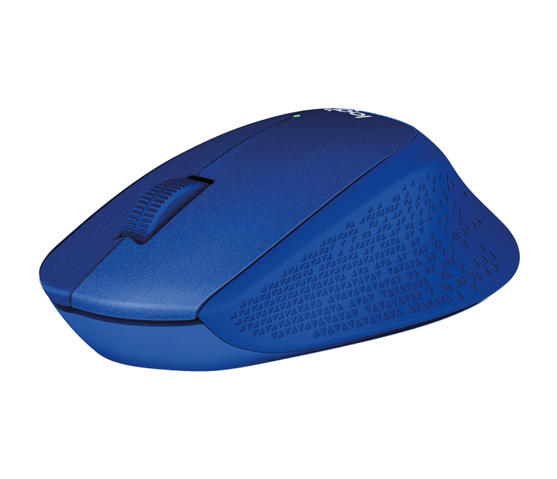 Miška Logitech M330 Silent Plus, modra
