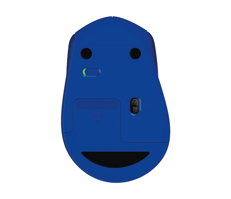Miška Logitech M330 Silent Plus, modra