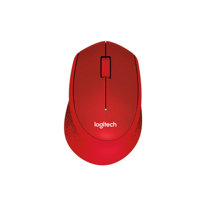 Miška Logitech M330 Silent Plus, rdeča