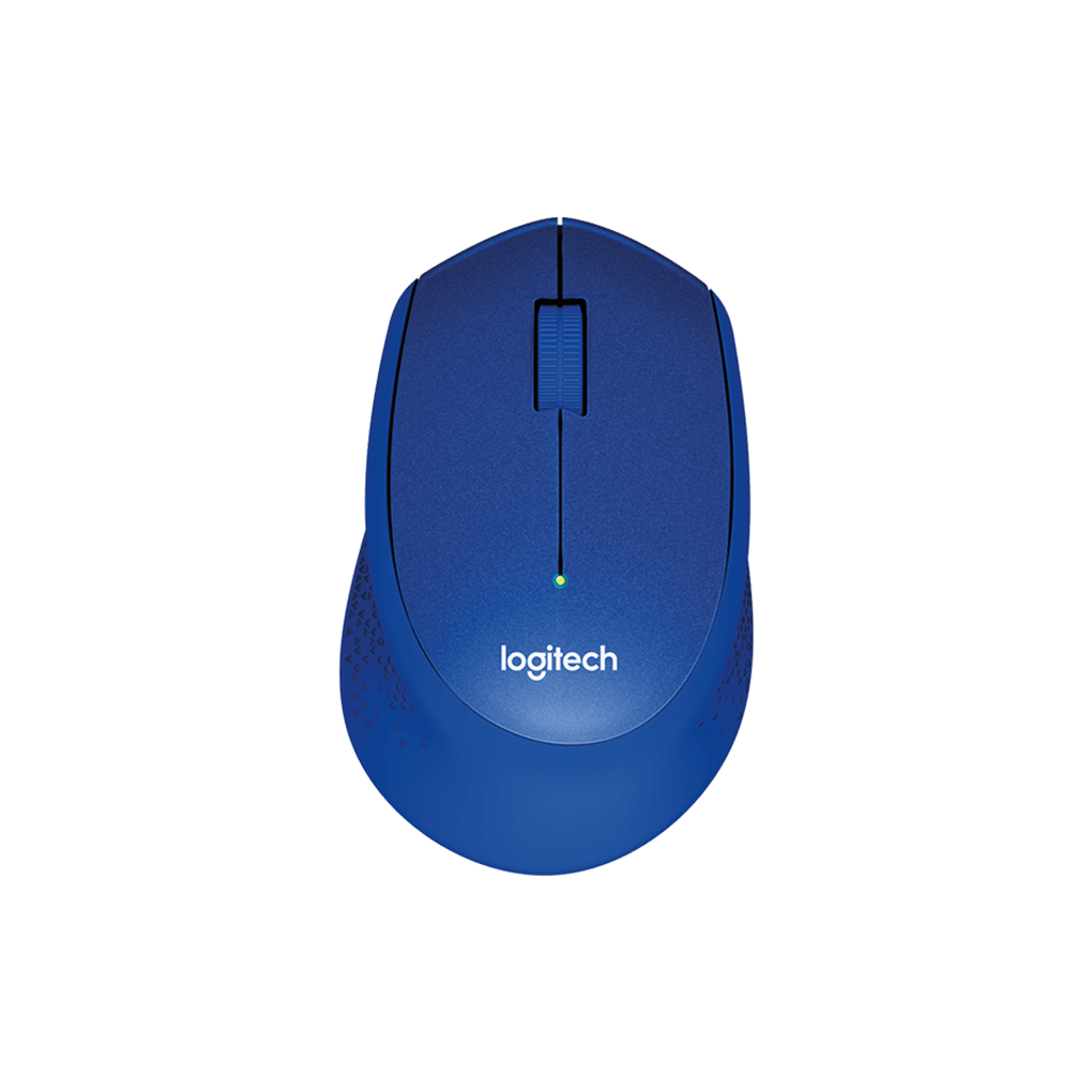 Miška Logitech M330 Silent Plus, modra