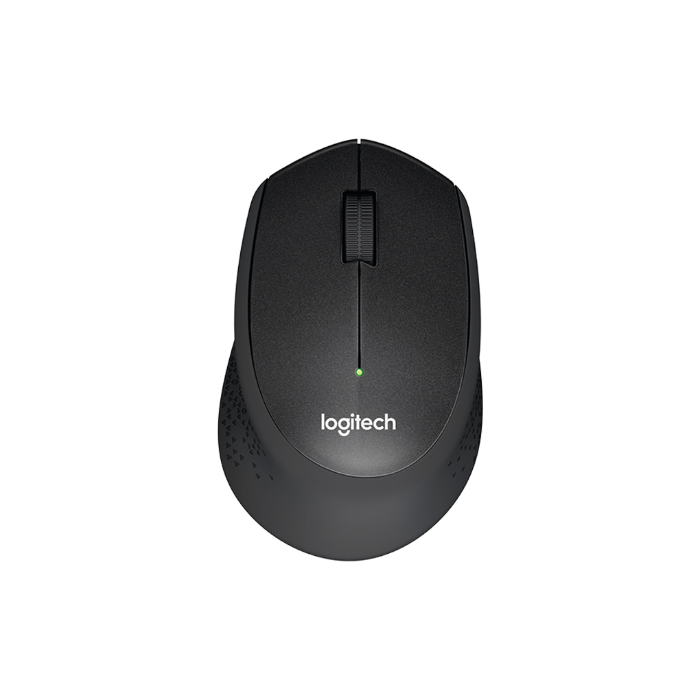 Miška Logitech M330 Silent Plus, črna
