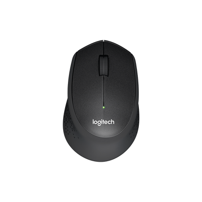Miška Logitech M330 Silent Plus, črna