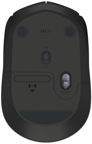 Miška Logitech B170 Wireless, črna