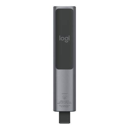 Presenter Logitech Spotlight, brezžični, USB, siva