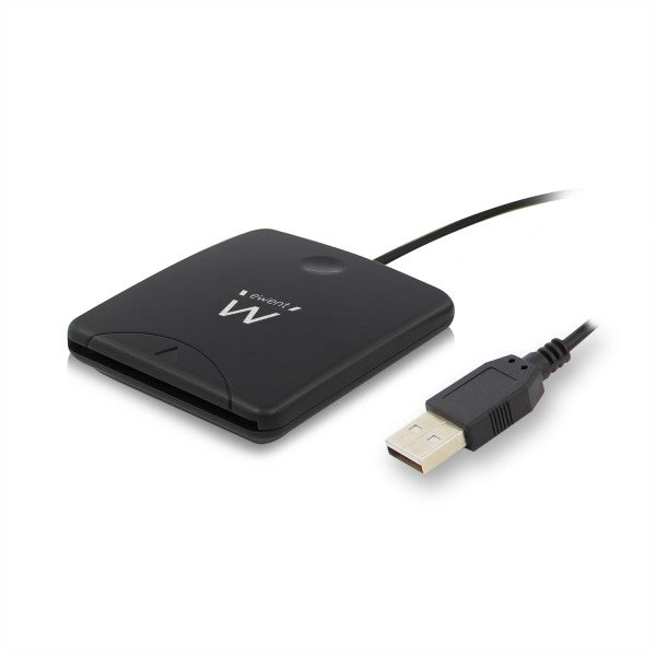 Čitalec pametnih kartic USB 2.0, črn, Ewent