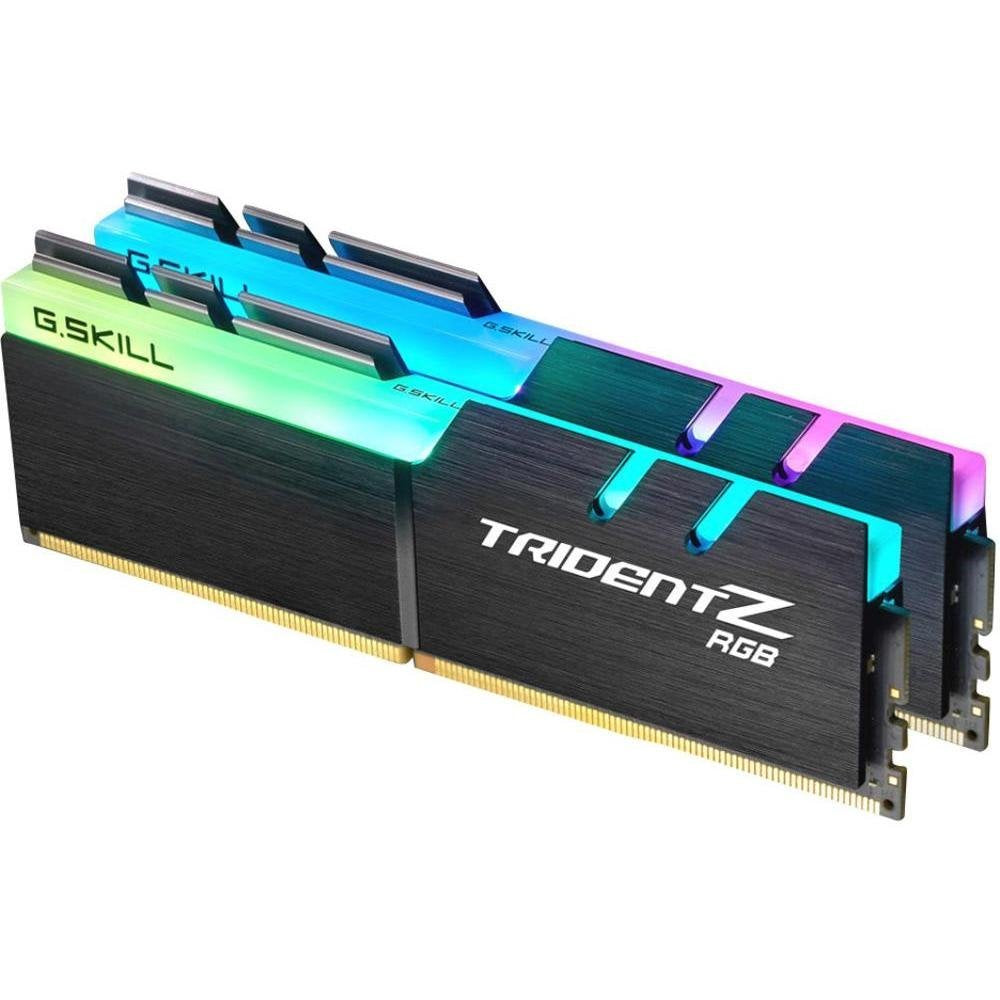 RAM DDR4 16GB Kit (2x 8GB) PC4-25600 3200MHz CL16 1.35V, G.SKILL Trident Z RGB