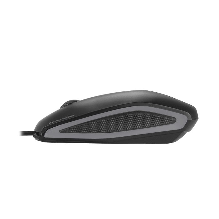 Miška Cherry Gentix SILENT, črna, USB