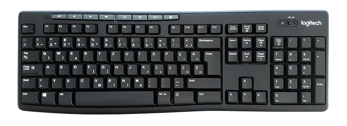 Tipkovnica in miška Logitech Wireless Combo MK270, SLO