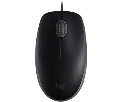 Miška Logitech B110 Silent, črna