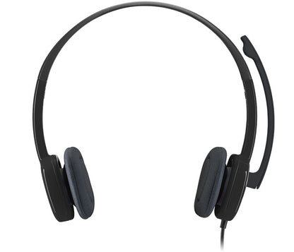 Slušalke Logitech H151, črne, stereo