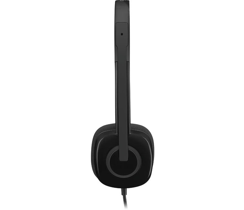 Slušalke Logitech H151, črne, stereo