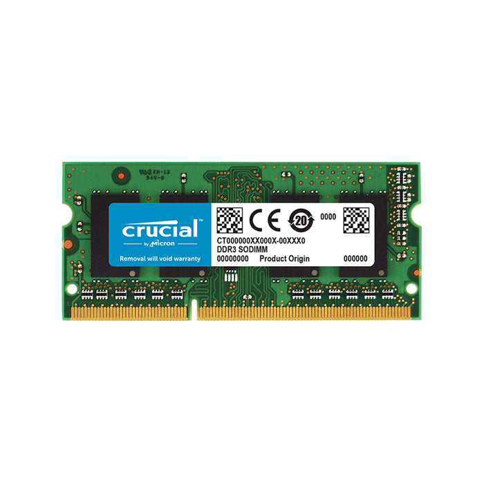 RAM SODIMM DDR3L 4GB PC3-12800 1600MHz CL11 1.35V Crucial