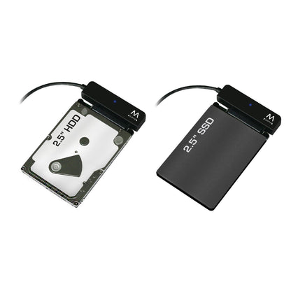 Adapter USB-C 3.1 Gen1 v SATA, za 2.5" SSD/HDD, črn, Ewent EW7075