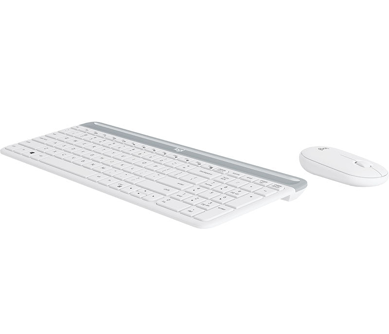 Tipkovnica in miška Logitech Slim Wireless Combo MK470, bela, SLO g.