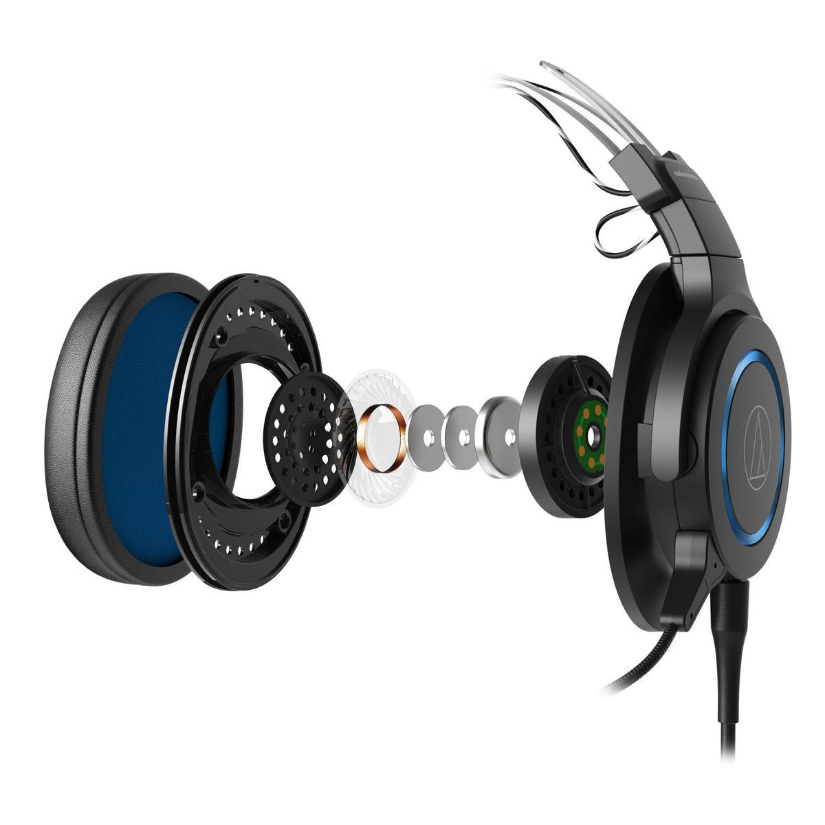 Slušalke Audio-Technica ATH-G1 Gaming, črne