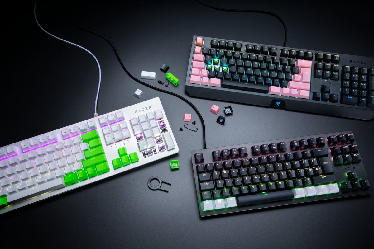 Komplet tipk Razer PBT Keycap Upgrade Set Quartz