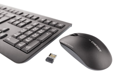 Tipkovnica in miška Cherry DW 3000 Wireless, črna, USB, SLO g.