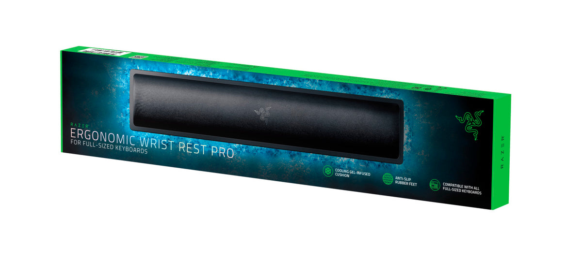 Naslon za zapestja Razer Ergonomic Wrist Rest Pro, s hladilnim gelom