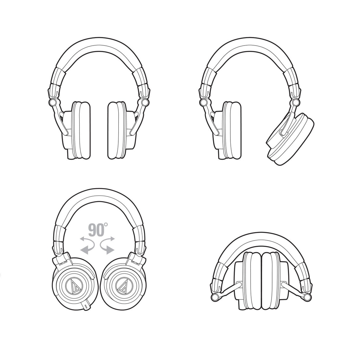 Slušalke Audio-Technica ATH-M50X