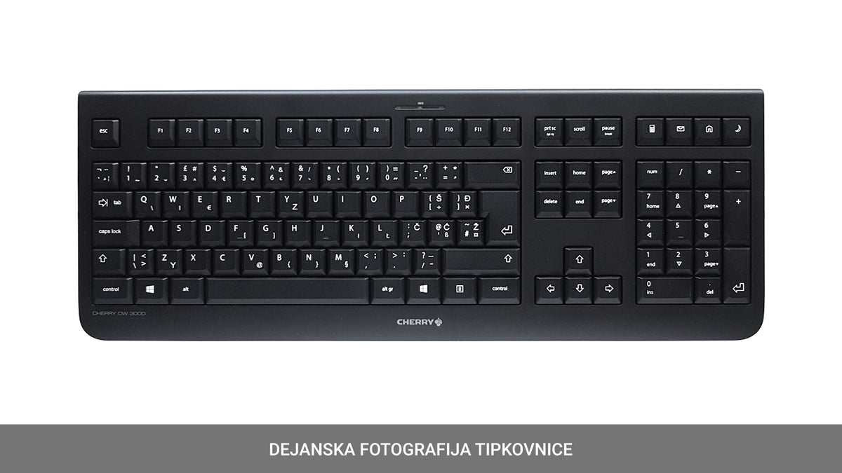 Tipkovnica Cherry KW 3000 Wireless, SLO g.
