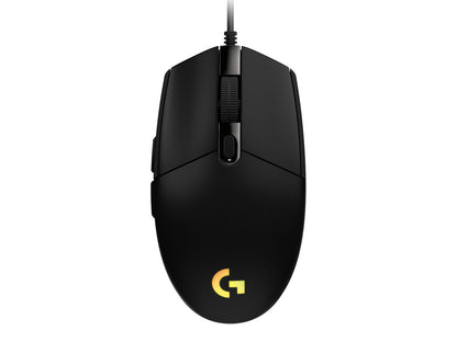Miška Logitech G102 LIGHTSYNC, črna
