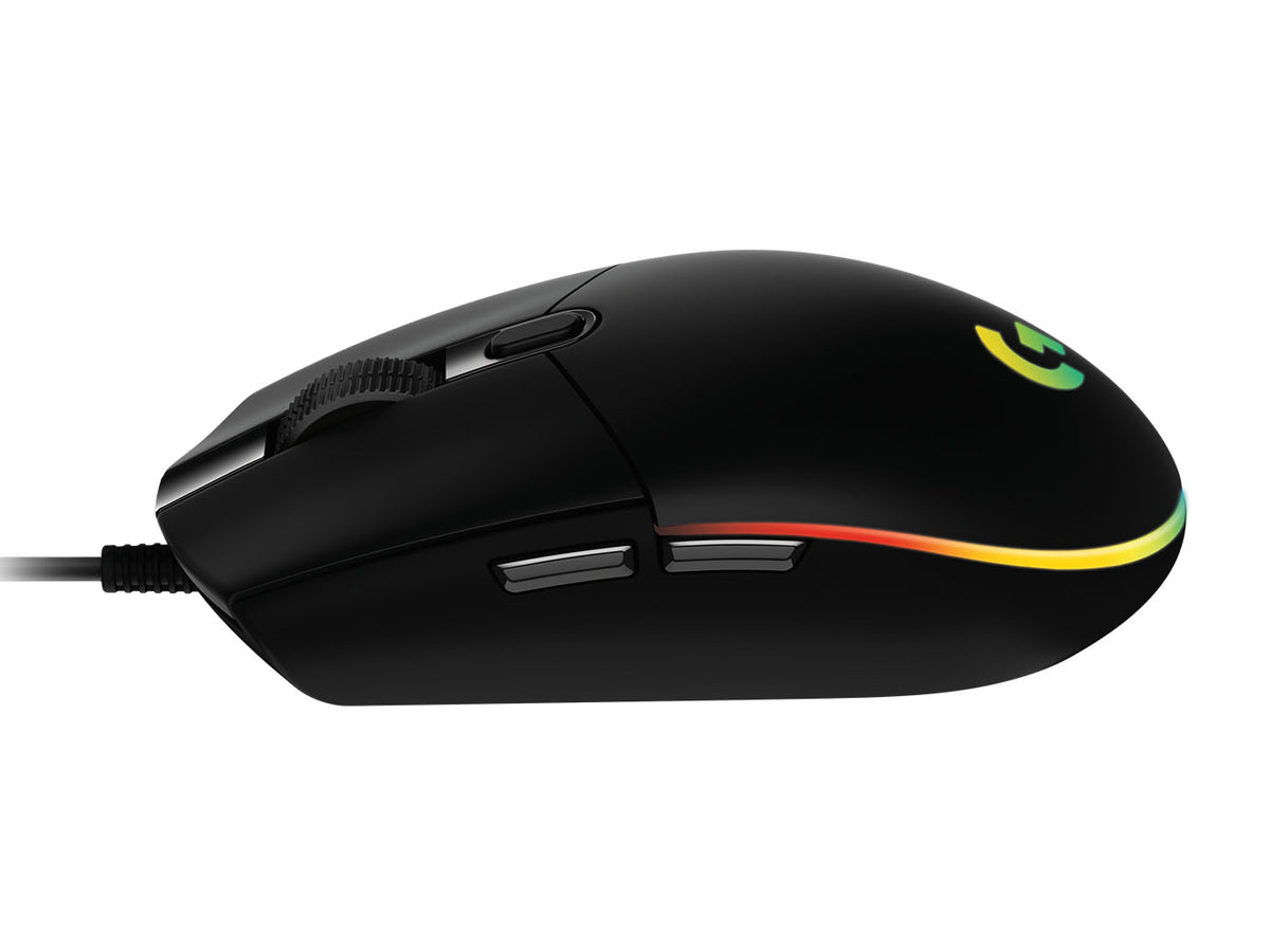 Miška Logitech G102 LIGHTSYNC, črna
