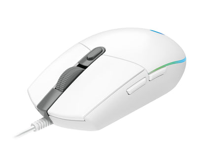 Miška Logitech G102 LIGHTSYNC, bela