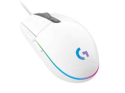 Miška Logitech G102 LIGHTSYNC, bela