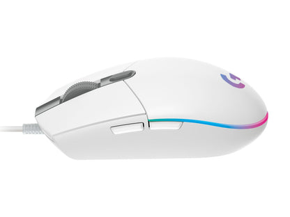 Miška Logitech G102 LIGHTSYNC, bela