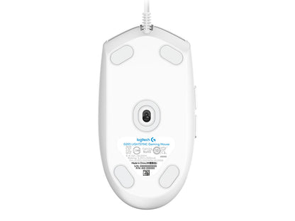 Miška Logitech G102 LIGHTSYNC, bela