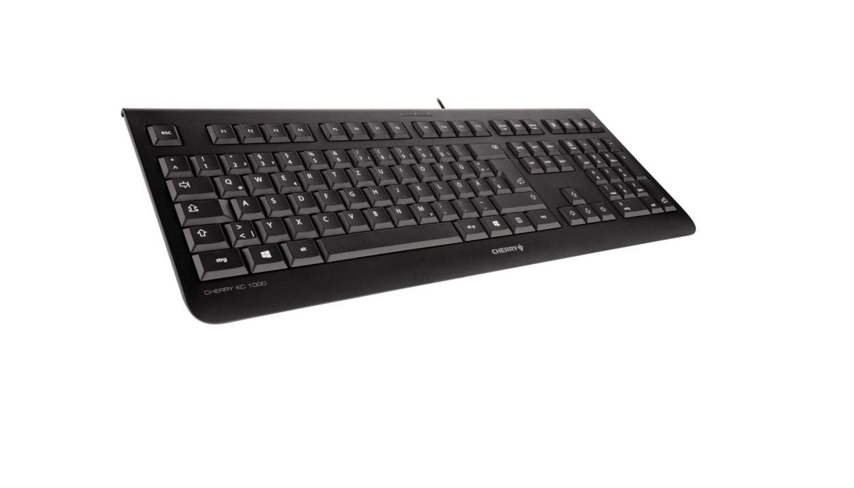 Tipkovnica Cherry KC 1000, črna, USB, SLO