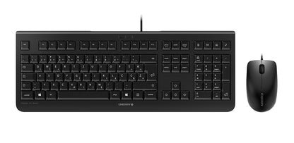 Tipkovnica in miška Cherry DC 2000, črna, USB, SLO