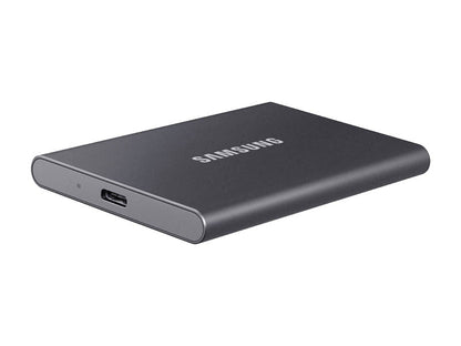 Zunanji SSD 2TB Type-C USB 3.2 Gen2 V-NAND UASP, Samsung T7, siv (MU-PC2T0T/WW)