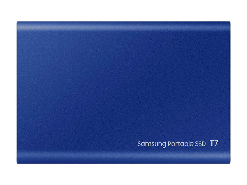 Zunanji SSD 2TB Type-C USB 3.2 Gen2 V-NAND UASP, Samsung T7, moder (MU-PC2T0H/WW)