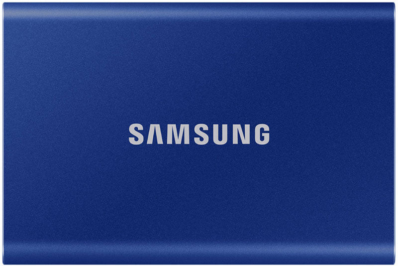Zunanji SSD 2TB Type-C USB 3.2 Gen2 V-NAND UASP, Samsung T7, moder (MU-PC2T0H/WW)