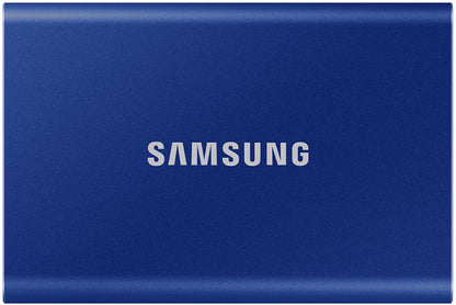 Zunanji SSD 2TB Type-C USB 3.2 Gen2 V-NAND UASP, Samsung T7, moder (MU-PC2T0H/WW)