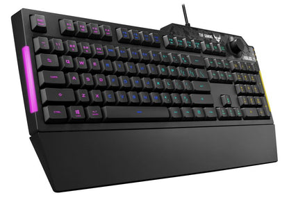 Tipkovnica ASUS TUF Gaming K1, RGB, USB, UK SLO g.