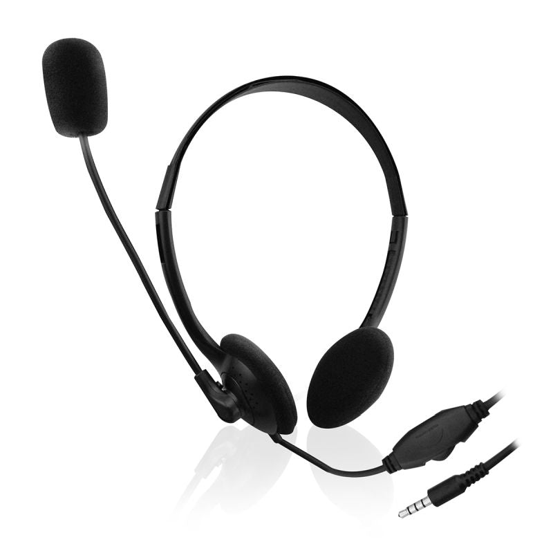 Slušalke Ewent, za telefone/tablice, nadzor glasnosti, mikrofon, EW3567