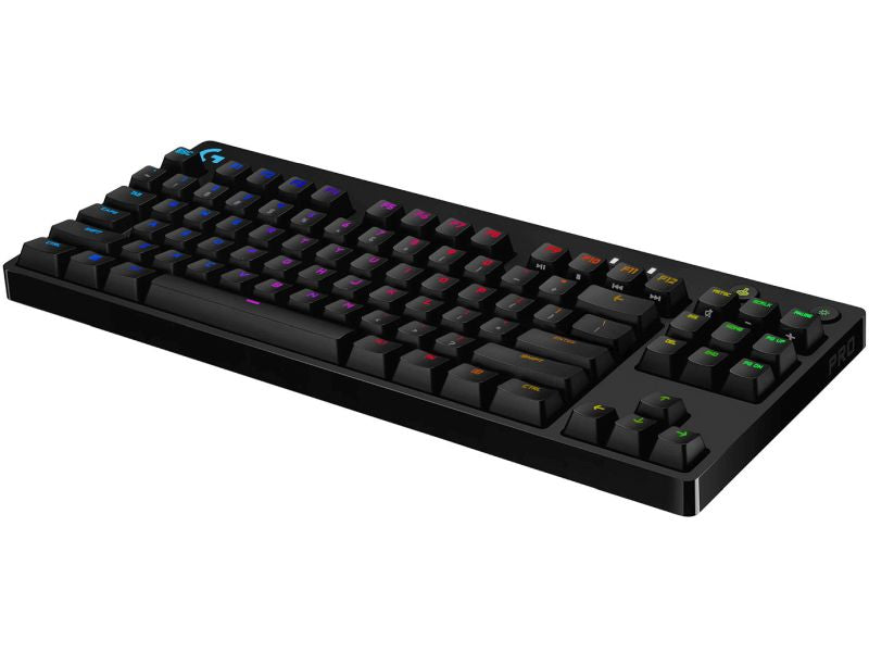 Tipkovnica Logitech G PRO, GX Blue Clicky, USB, SLO g.