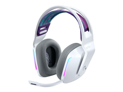 Slušalke Logitech G733 LIGHTSPEED, bele