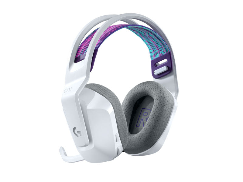 Slušalke Logitech G733 LIGHTSPEED, bele