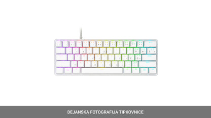 Tipkovnica Razer Huntsman Mini Mercury, Linear Optical Switch, US SLO g.