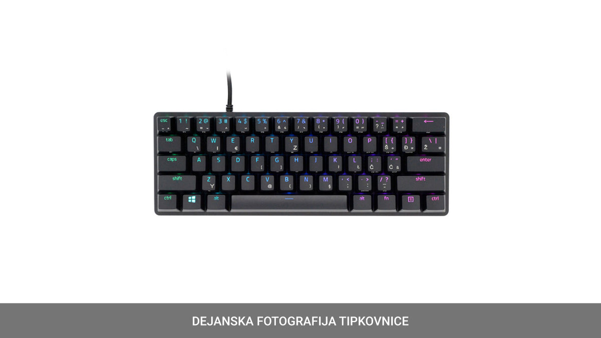 Tipkovnica Razer Huntsman Mini, Clicky Optical Switch, US SLO g.