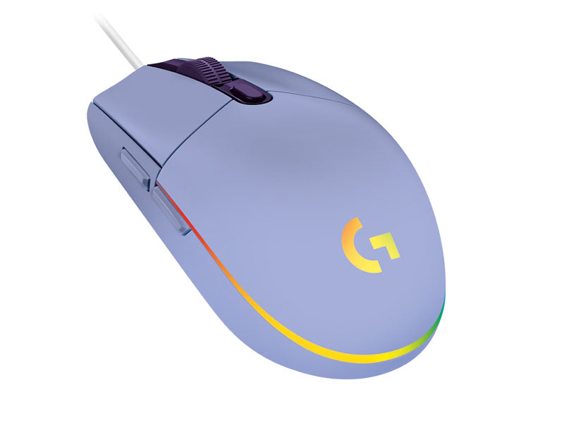 Miška Logitech G102 LIGHTSYNC, vijolična