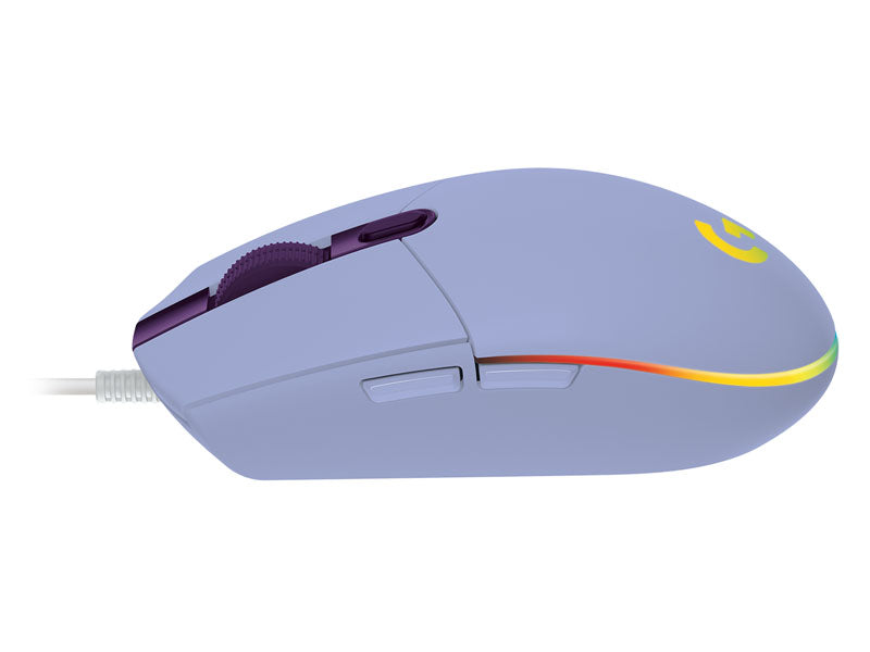 Miška Logitech G102 LIGHTSYNC, vijolična