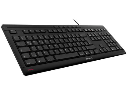 Tipkovnica Cherry STREAM, črna, USB, SLO